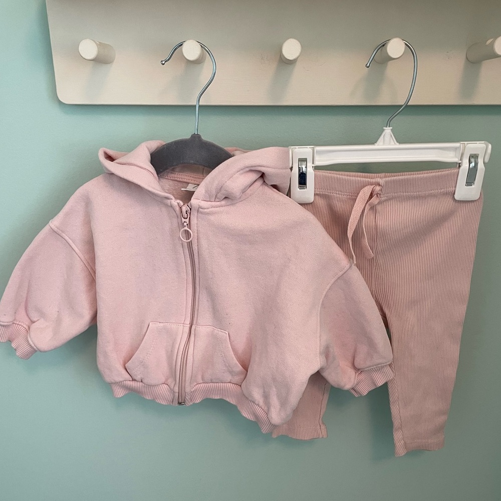 Zara Matching Hoodie & Leggings Set